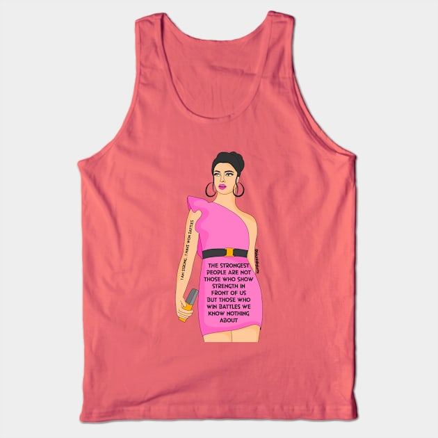 Feminist strength Tank Top by Bluntdigiarts